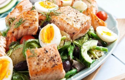 Sallad Nicoise Med Grillad Lax 800X8001