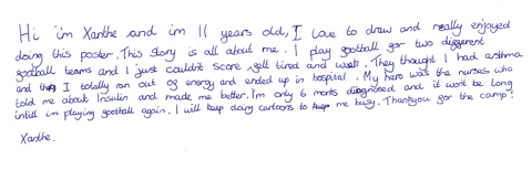 Xanthe's Artwork Story
