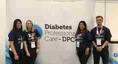 DRWF volunteers at Diabetes Professional Care conference. 