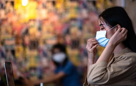 Person Wearing A Face Mask