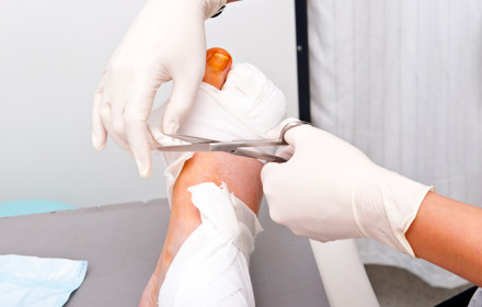 Foot With Bandage