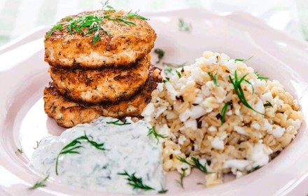 Laxbiffar Med Dilltzatziki Och Blomkalsbulgur 800X7002
