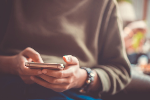 Person Using Smartphone