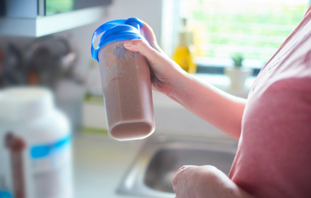 Shaking Protein Drink