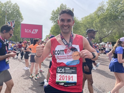 DRWF Fundraising 2026 London Marathon Scott Hossack 2