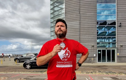 Diabetes Dawdle Darren Medal