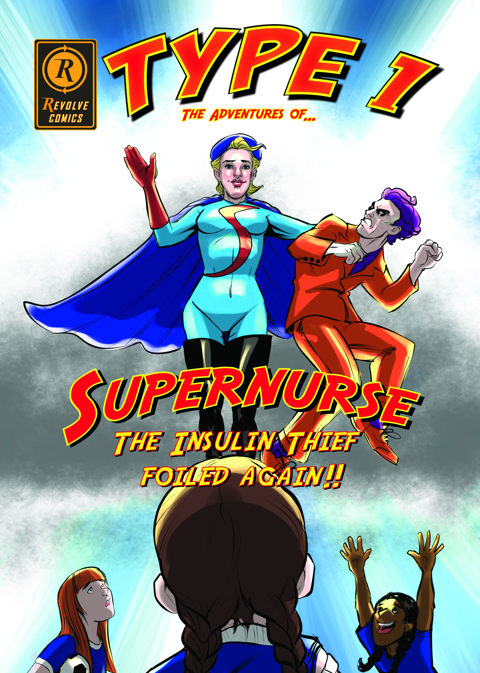 T1D Family Camp Cartoon Comp Supernurse Hi Res Cover
