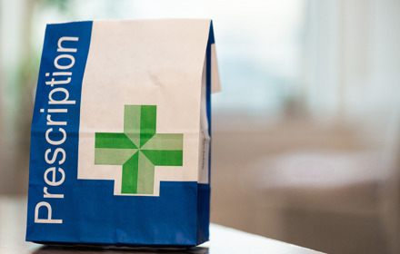 Prescription Medicine In A Paper Bag