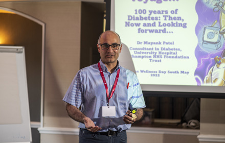 Wellness Day South 22 Dr Mayank Patel Talking