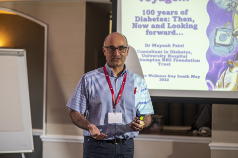 Wellness Day South 22 Dr Mayank Patel Talking