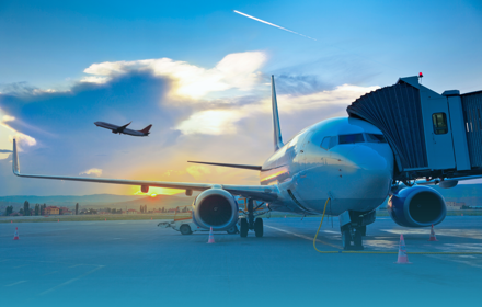 Airport Travel Terminal Banner