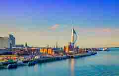 Portsmouth City view. 