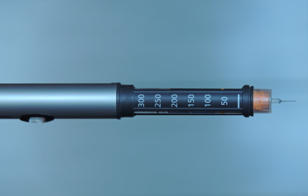 Diabetes Injection Pen Side Shot