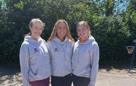 L R Megan Jansen Samantha Collins Lydia Mackett