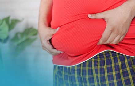 Obesity Tummy Fat Banner