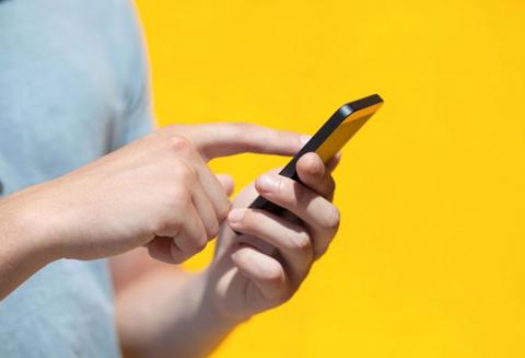 Person Using Phone