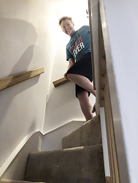 Fundraising Step Challenge 1 Chris Stairs 2