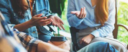 Group Of People Talking