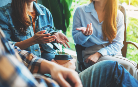 Group Of People Talking