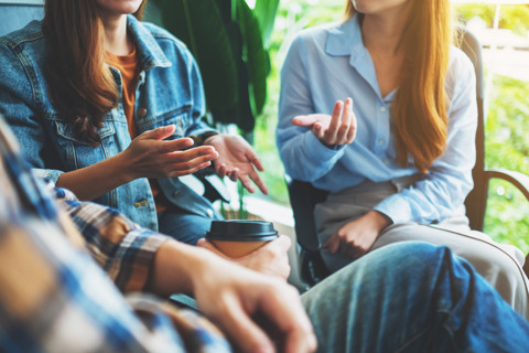 Group Of People Talking