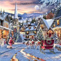 Christmas Eve Village