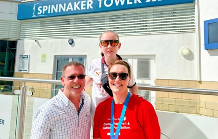 DRWF Fundraising Abseil Ltor John