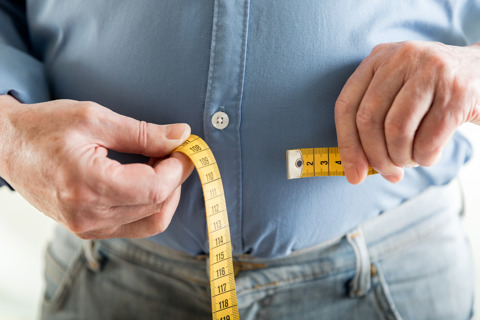 Close Up Of Weight Loss Measure