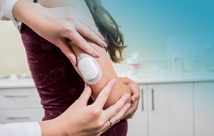 Insulin Pod On Arm