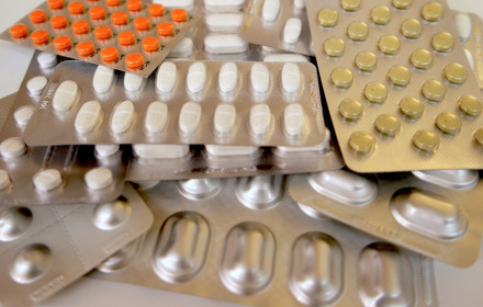 A Pile Of Prescription Pills