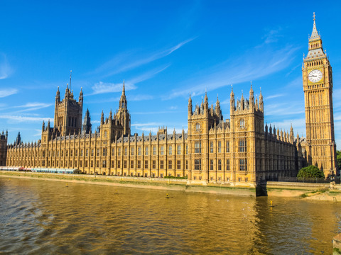 Houses Of Parliament Exterior Shot
