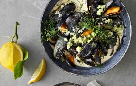 Musslor Med Gurka Selleri Och Dill2