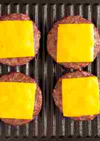 Cheeseburgers On A Grill
