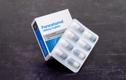 Paracetemol Box And Tablets R