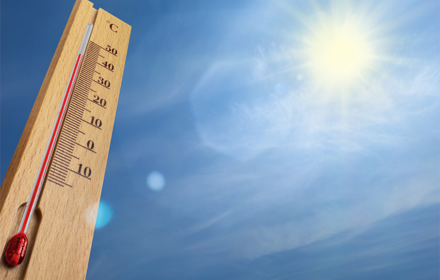 Thermometer On A Hot Day R