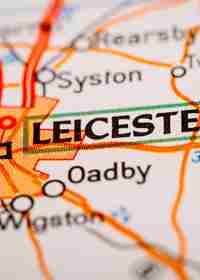 Leicester Map Image