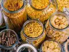 Different Types Of Pasta In Jars