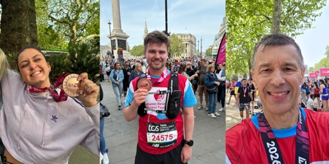 London Marathon Runners Montage 3