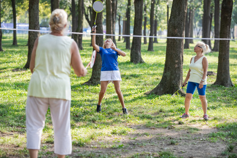 Seniors Enjoying Games