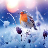 Lavender Robin
