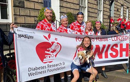 Fundraising London To Edinburgh Cyclists Finish 2 Web Header